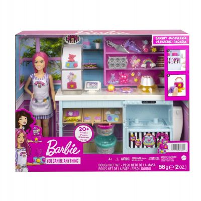 HGB73_001w 0194735047604 Кукла Barbie, В пекарната