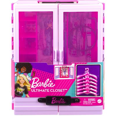 HJL65_001w 0194735089543 Комплект Barbie, Гардероб със закачалки