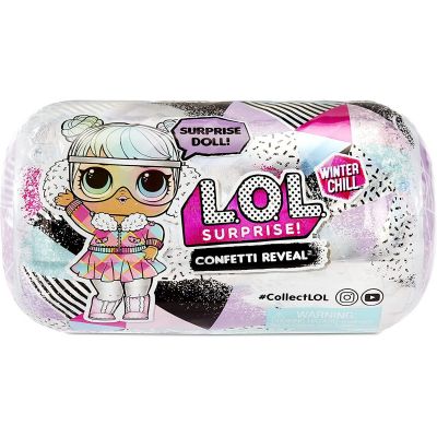 035051576600  Papusa surpriza L.O.L. Surprise, Winter Chill, Confetti Doll, 15 surprize
