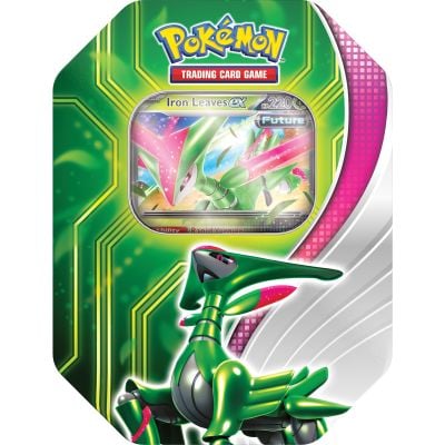 Комплект 51 карти, Pokemon TCG, Paradox Clash Tin, Iron Leaves