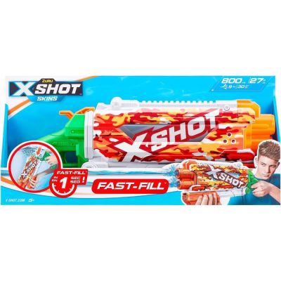 Воден пистолет с бързо зареждане, X-Shot, Pump Action, Water