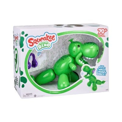 12310_001w 630996123102 Squeakee Dino, интерактивна играчка, динозавър от балони