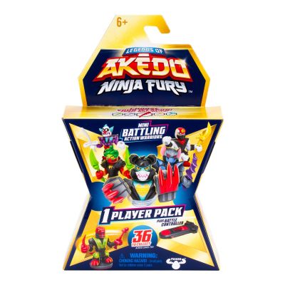 Фигурка с аксесоари, Akedo, Ninja Fury, Mini Battling Action Warriors, S7