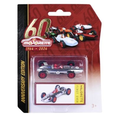 Метална количка, Majorette, Anniversary Edition 1964-2024, Бяло-Сива