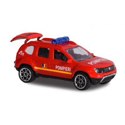 212057181SRO_001 3467452048436 Количка Dacia Duster Majorette, 7.5 см, Пожарна