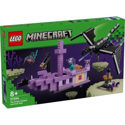 N00021264_001w 5702017583402 LEGO® Minecraft - Драконът Ендър и корабът на Края (21264)