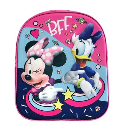 Мини раница за детска градина, Disney Minnie Mouse, 3D