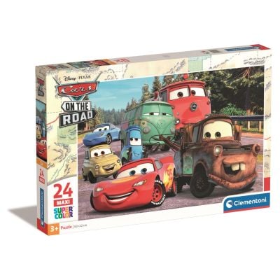 N01024239_001w 8005125242399 Пъзел Clementoni Maxi, Disney Cars, 24 части