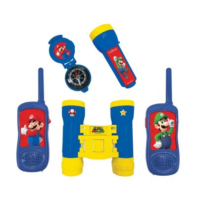RPTW12NI_001w 3380743084251 Комплект Walkie Talkies, Lexibook, бинокъл, компас и фенерче, Super Mario