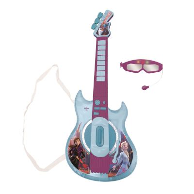 K260FZ_001w 3380743087306 Електронна китара Lexibook, със светлини, звуци, очила и микрофон, Disney Frozen