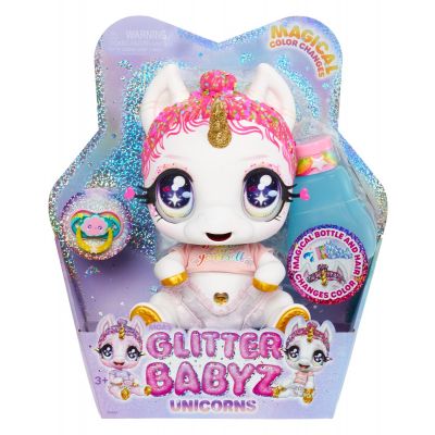 581628EUC_001w 035051581628 Кукла бебе Glitter Babyz Unicorn, Rainbow Lunita Sky, 580195EUC 