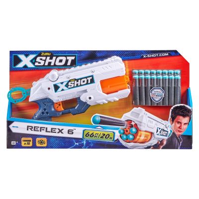 36433_001w 193052021373 Бластер X-Shot Excel Reflex 6, 16 снаряда