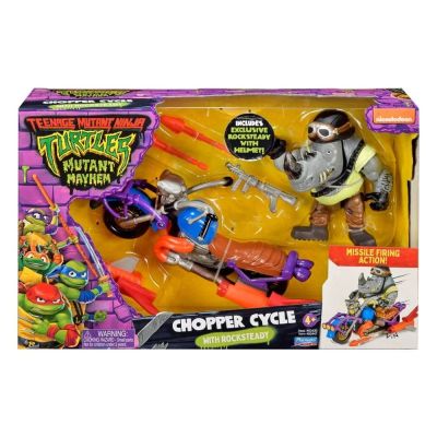 Фигурка с превозно средство, Костенурките Нинджа, Rocksteady
