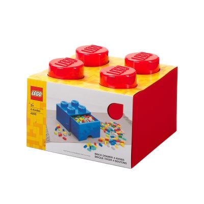 Кутия за съхранение LEGO storage, 4 bricks, Червен