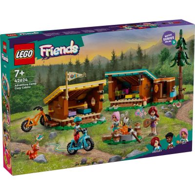 N00042624_001w 5702017589428 LEGO® Friends - Лагер за приключения – уютните хижи (42624)