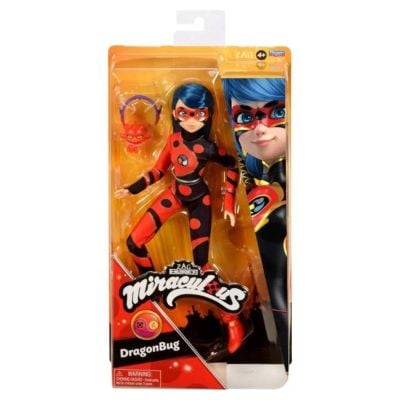 MLB50000O_008w 43377500100 Кукла Miraculous Ladybug, Dragon Bug, 30 см