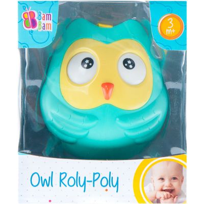 Бебешка играчка BamBam, Бухал Roly-Poly 