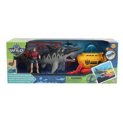 S00049013_001w 4893808490137 Комплект за игра, Wild Quest, с подводница и праисторическа акула