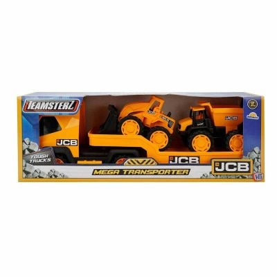 Автовоз със самосвал и багер, JCB