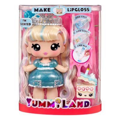 S02012074_001w 35051120742 Кукла Yummiland, Large Doll and Lipgloss Pet, Callie Birthday Cake, 120742EUC