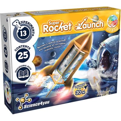 80003504_001w 5600983624238 Комплект за  експерименти, Science4You, Super Rocket Launch 