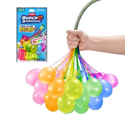 S00056480_001w 193052043801 Комплект 100 водни балона, Bunch O Balloons, Tropical Party