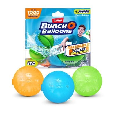 Комплект 3 водни балона за многократна употреба, Bunch O Balloons