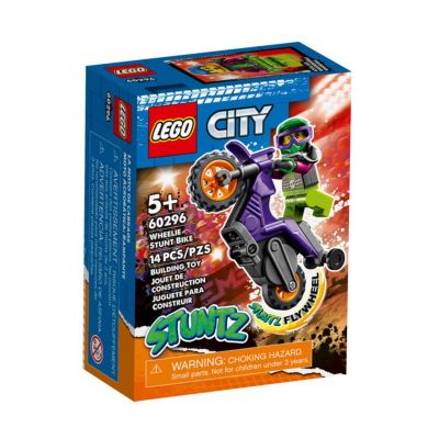 5702016912203 LEGO® City  - Motocicleta De Cascadorie Pentru Wheelie (60296)