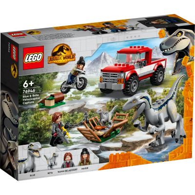 LG76946_001w 5702016913521 LEGO® Jurassic World - Хващането на велосирапторите Blue и Beta (76946)