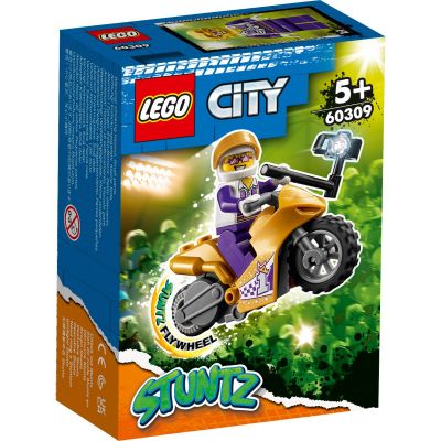 5702017028002 LEGO® City - Motocicleta de cascadorie pentru selfie (60309)