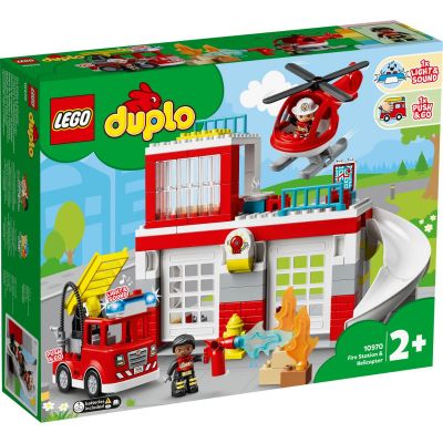 5702017153681 LEGO® Duplo - Remiza de pompieri si elicopter (10970)