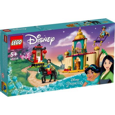 5702017154350 LEGO® Lego Disney Princess - Aventura lui Jasmine si Mulan (43208)