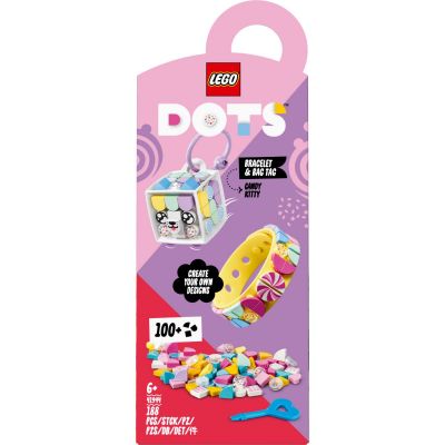LG41944_001w 5702017156125 LEGO® Dots - Гривна и табелка за чанта Candy Kitty (41944)