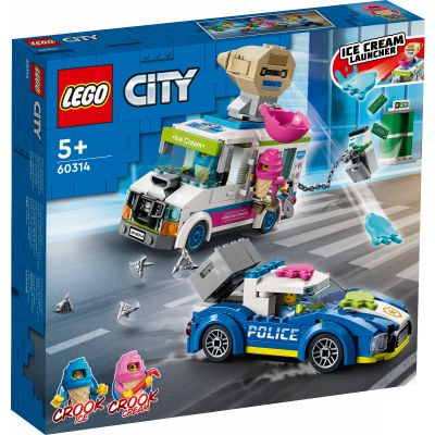 5702017161891 LEGO® City - Politia in urmarirea furgonetei cu inghetata (60314)