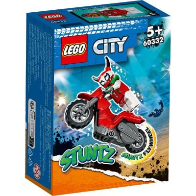 LG60332_001w 5702017161945 LEGO® City - Каскадьорски мотоциклет „Смелия скорпион“ (60332)