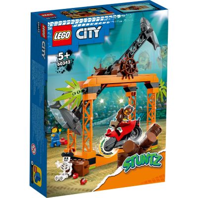 LG60342_001w 5702017162119 LEGO® City - Каскадьорско предизвикателство Shark Attack (60342)