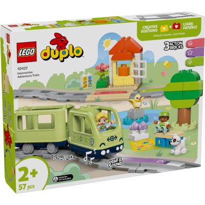 N00010427_001w 5702017583822 LEGO® DUPLO® - Интерактивен приключенски влак (10427)