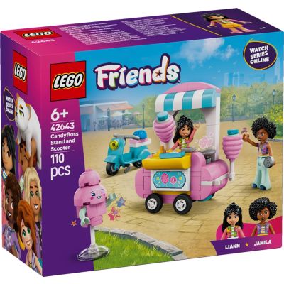 N00042643_001w 5702017783727 LEGO® Friends - Щанд за захарен памук и скутер (42643)
