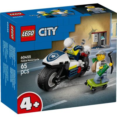 LEGO® City - Преследване с полицейски мотоциклет (60455)