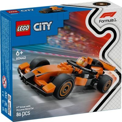 LEGO® City - Пилот от F1® със състезателна кола McLaren (60442)