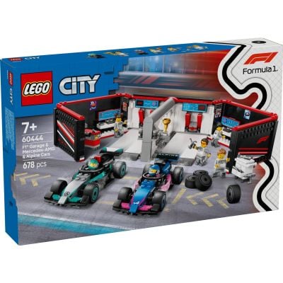 LEGO® City - Гараж от F1® с коли Mercedes-AMG и Alpine (60444)