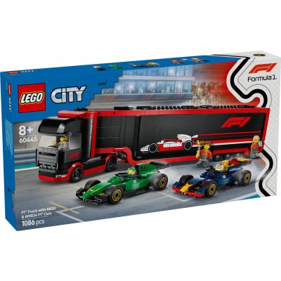 LEGO® City - Камион от F1® с коли RB20 и AMR24 от F1® (60445)