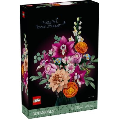 LEGO® Botanicals - Красив букет с розови цветя (10342)
