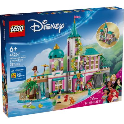 LEGO® Disney Princess - Замъкът на принцесите и кралските домашни любимци (43267)