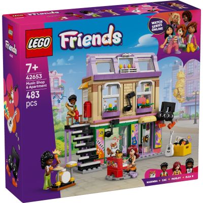 LEGO® Friends - Музикален магазин и апартамент (42653)