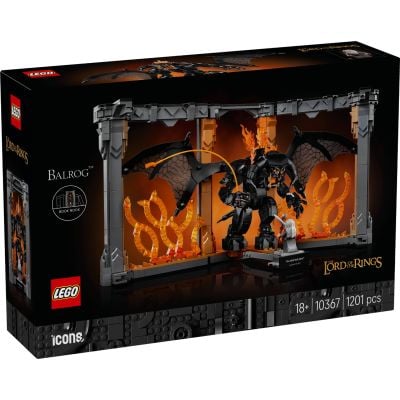 LEGO® Icons - Stapanul inelelor: Diorama pentru biblioteca cu un Balrog (10367)