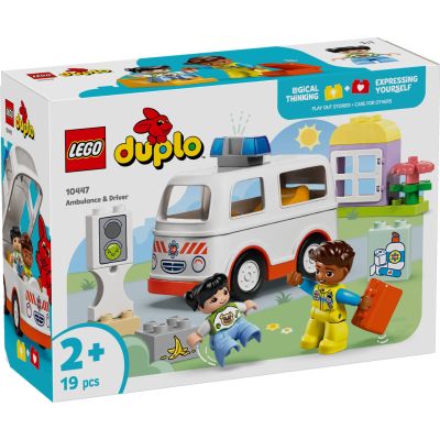 N00010447_001w 5702017816005 LEGO® DUPLO® - Линейка и шофьор (10447)