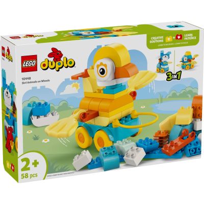 LEGO® DUPLO - Животни на колела „3 в 1“ (10448)