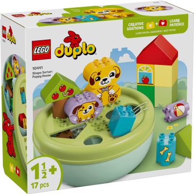 LEGO® DUPLO - Сортер с формички: Къща за кученца (10441)