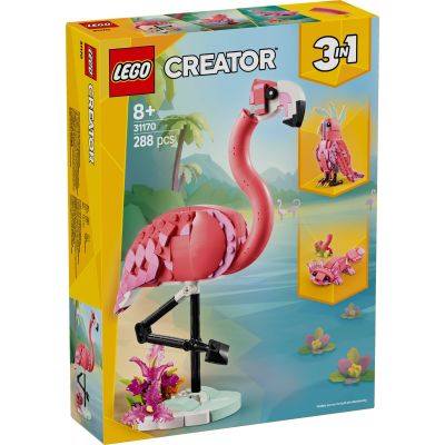 LEGO® Creator - Диви животни: Розово фламинго (31170)